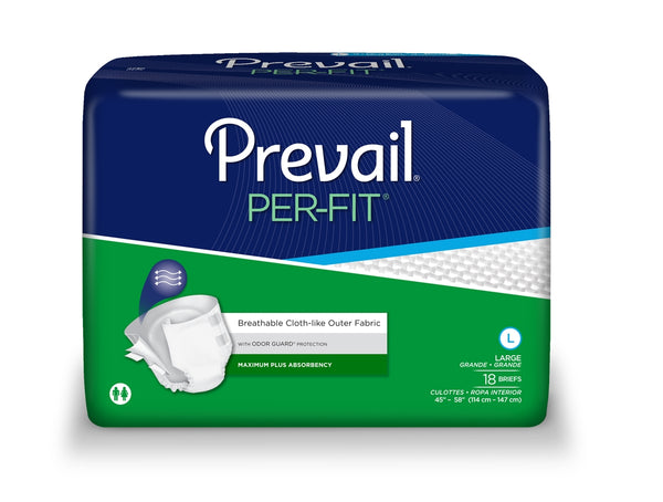 First Quality Prevail Per-Fit Briefs: Maximum Absorbency