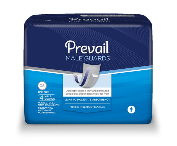 First Quality Prevail Male Guards: Light to Moderate Absorbency