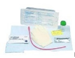 Intermittent Catheter Tray Bardia® Round Hollow Tip 14 Fr. Without Balloon Vinyl