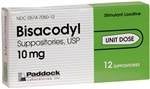 Paddock Bisacodyl Suppository - 10 mg
