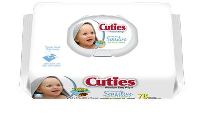 Lingettes pour bébé Cuties de première qualité:super résistantes et douces
