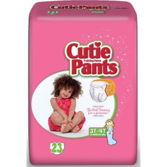 First Quality Cutie Pants for Girls With Refastenable Sides