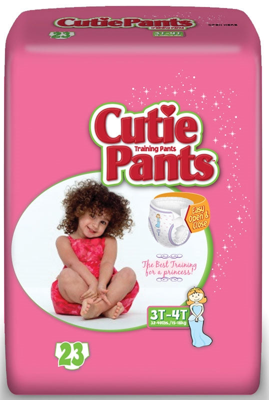 First Quality Cutie Pants for Girls With Refastenable Sides