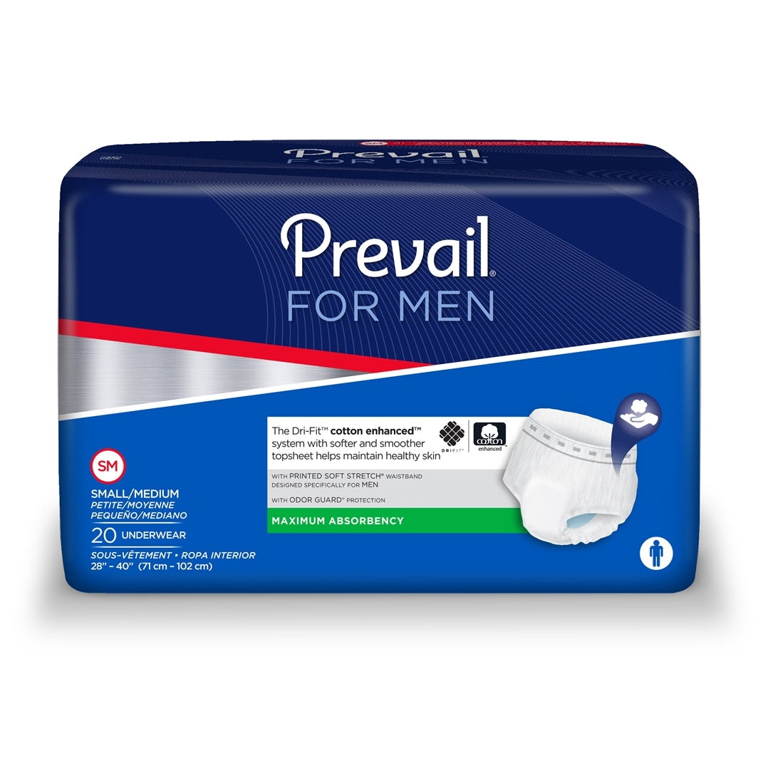 First Quality Prevail Underwear for Men - Overnight Absorbency