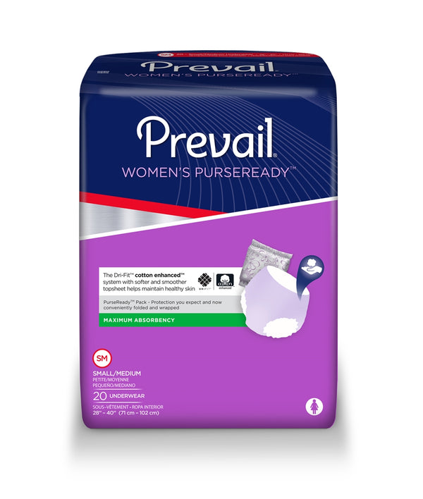 First Quality Prevail Purse Ready Underwear for Women