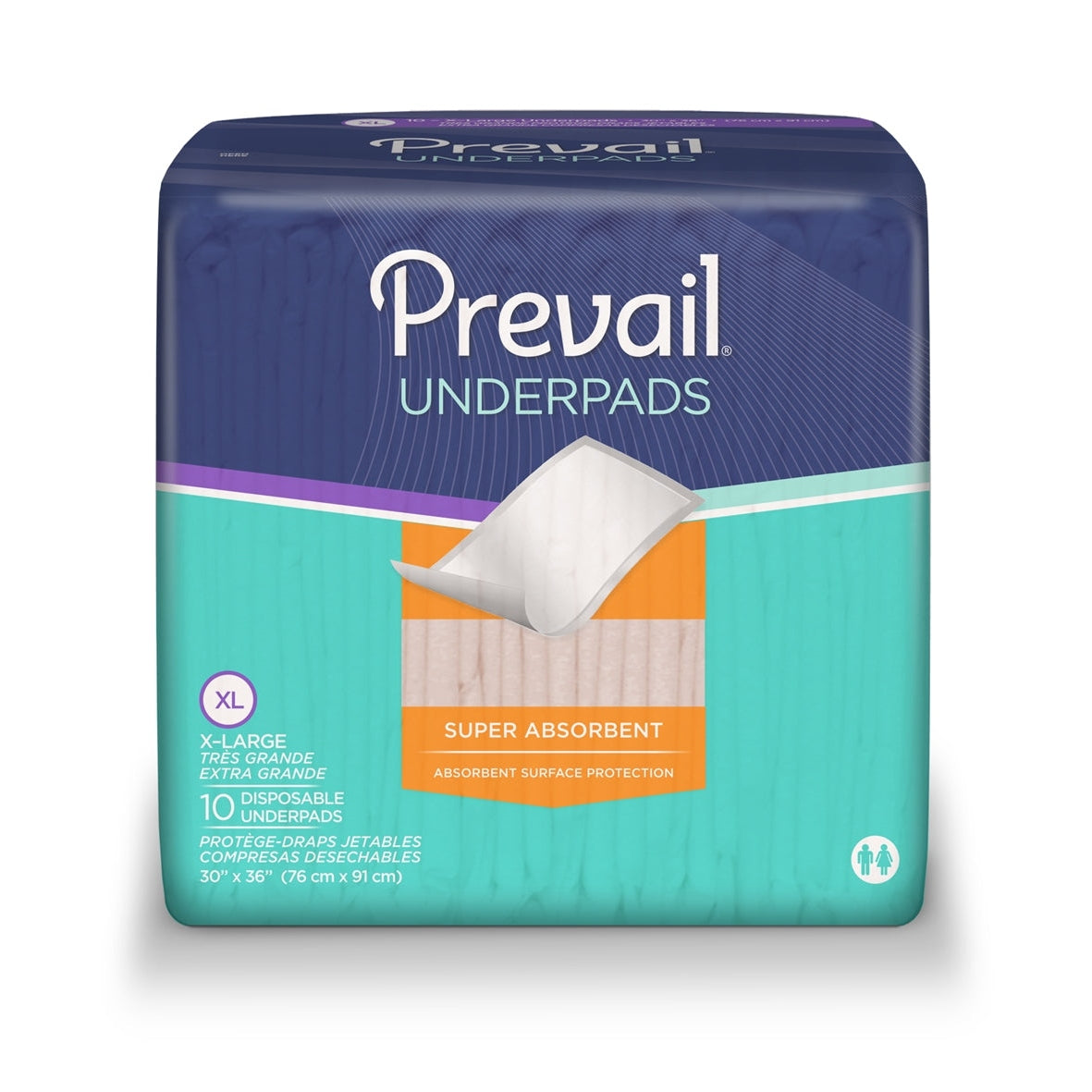 First Quality Prevail Super Absorbent Underpads 30" x 36"