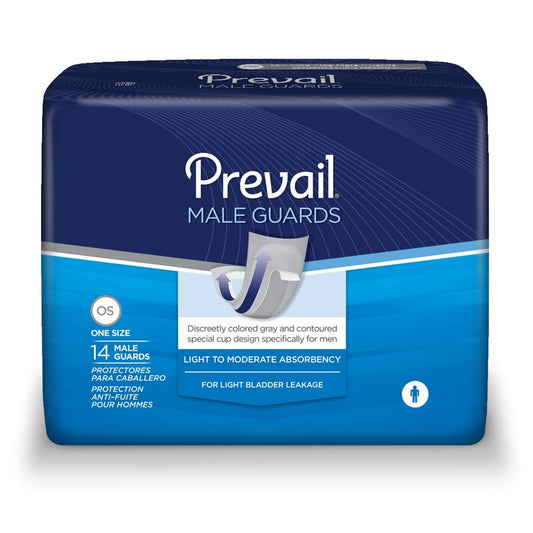 First Quality Prevail Male Guards: Light to Moderate Absorbency